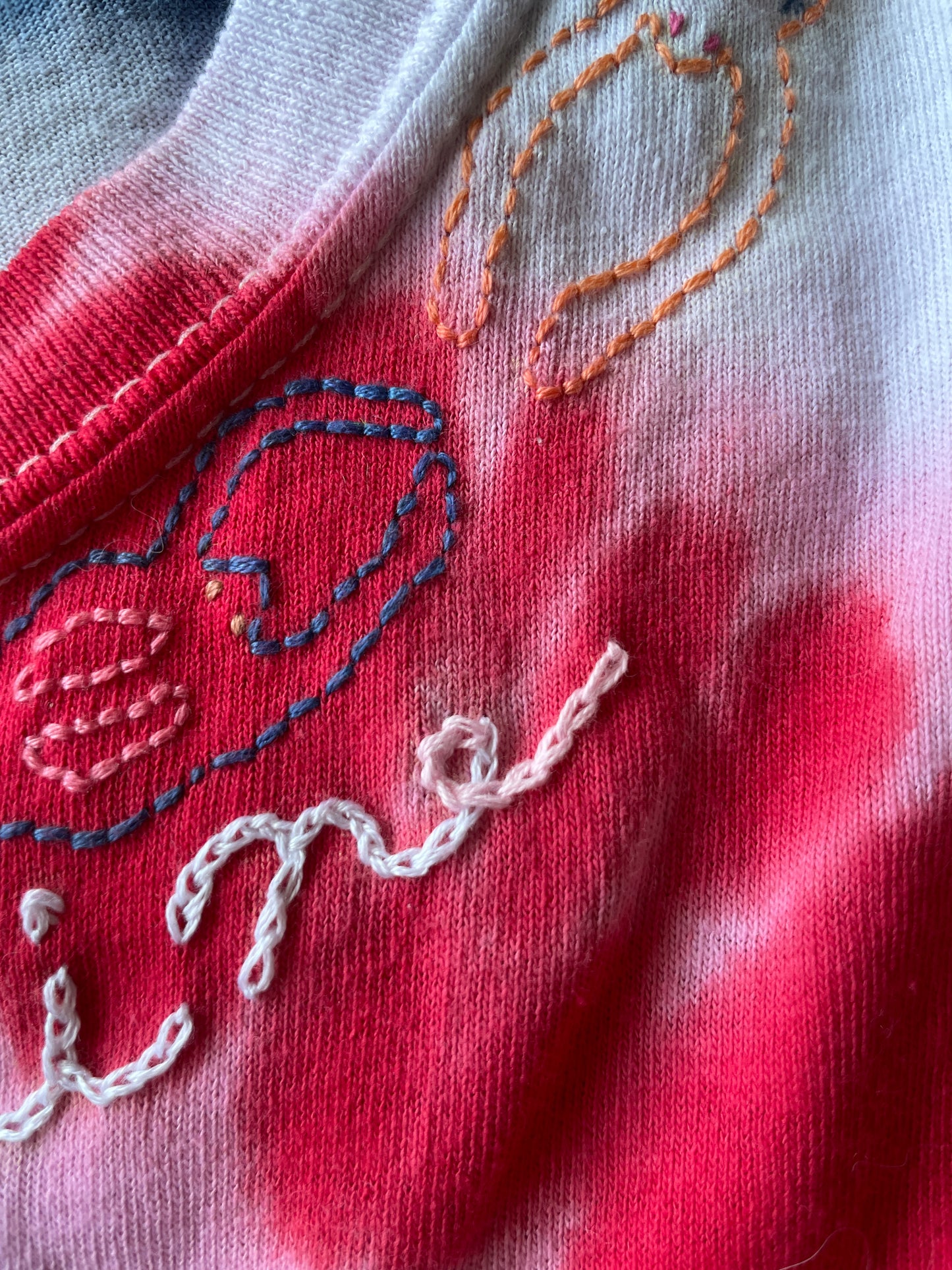 Pre Order Faline Enrejar for Baby Faline embroidery Tee in Tie Dyed