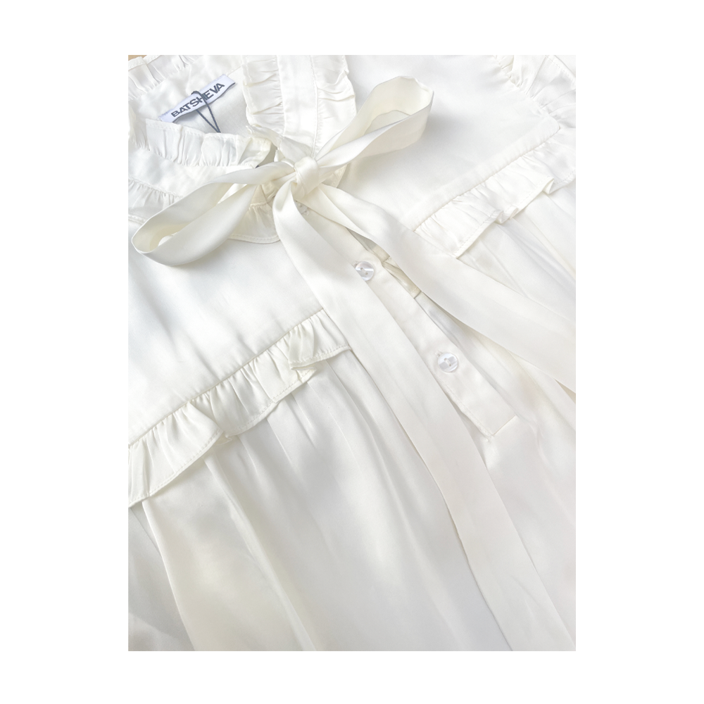 Batsheva Mina Blouse in White