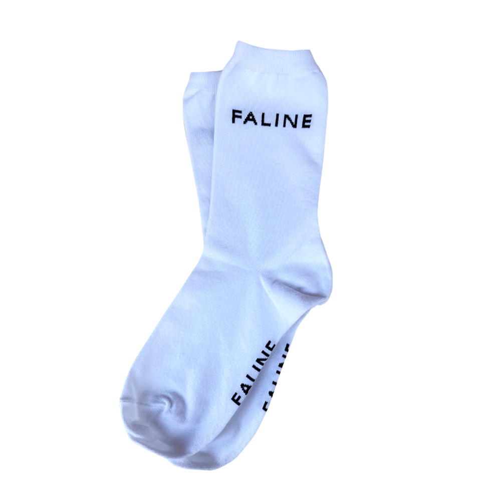FALINE socks White no frill