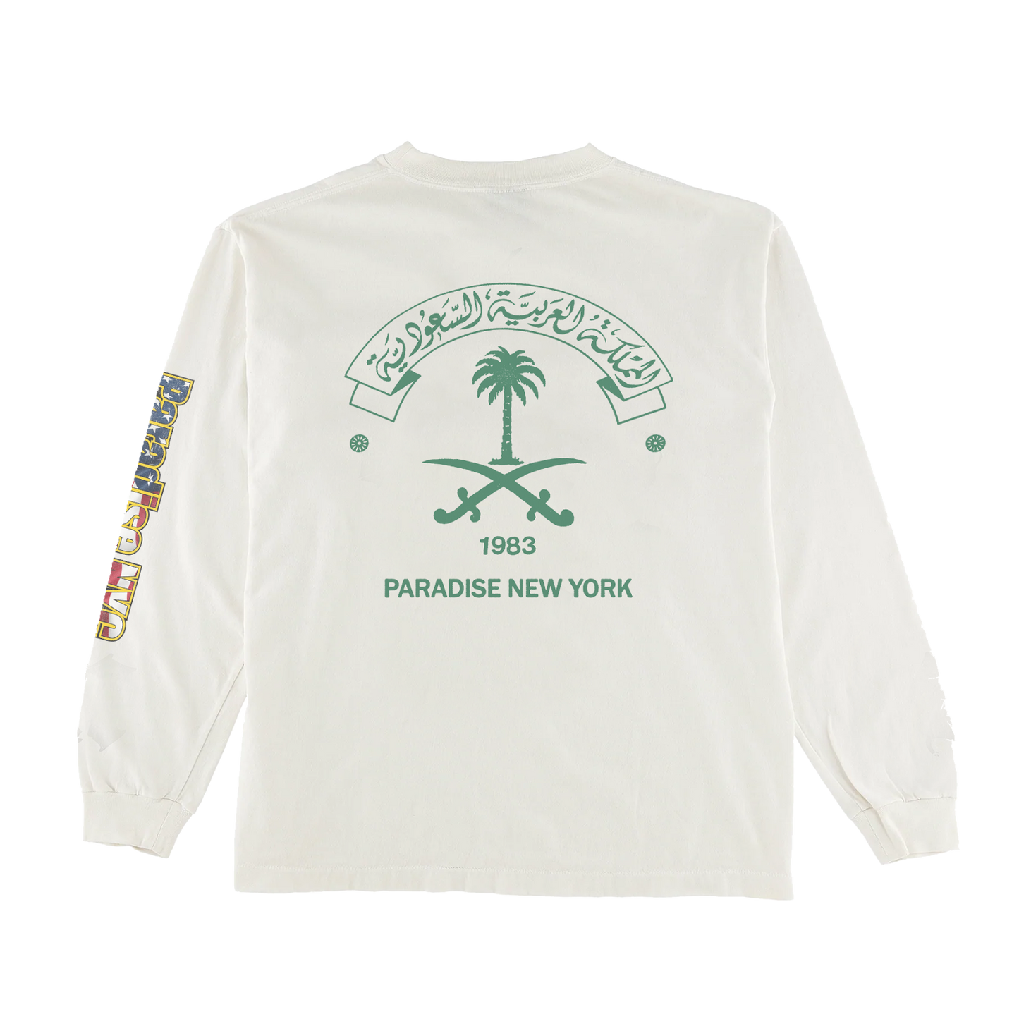 Paradis3 GOD BLESS PARADISE LS in White