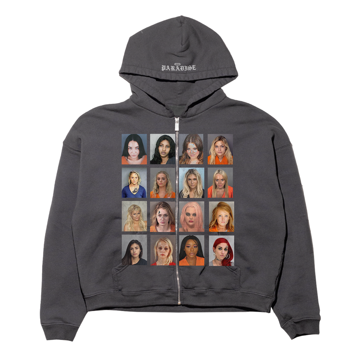 Paradis3 BAD GIRLS ZIP HOOD in Black – Faline Tokyo