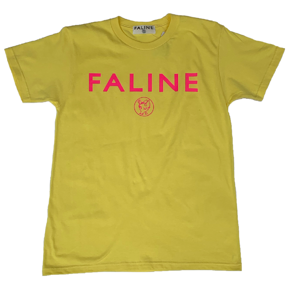 Faline logo charity Tee (Yellow )
