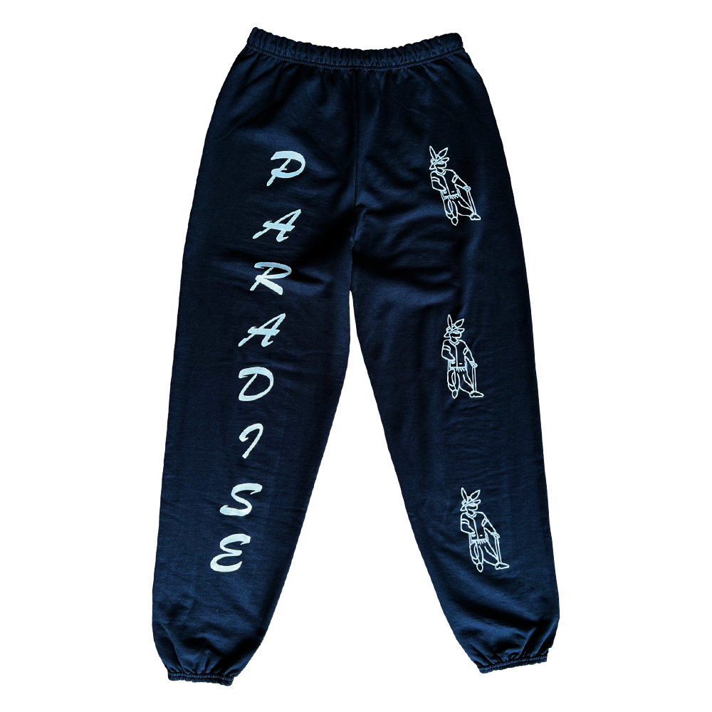 Paradis3 Bunny pimp sweats black – Faline Tokyo