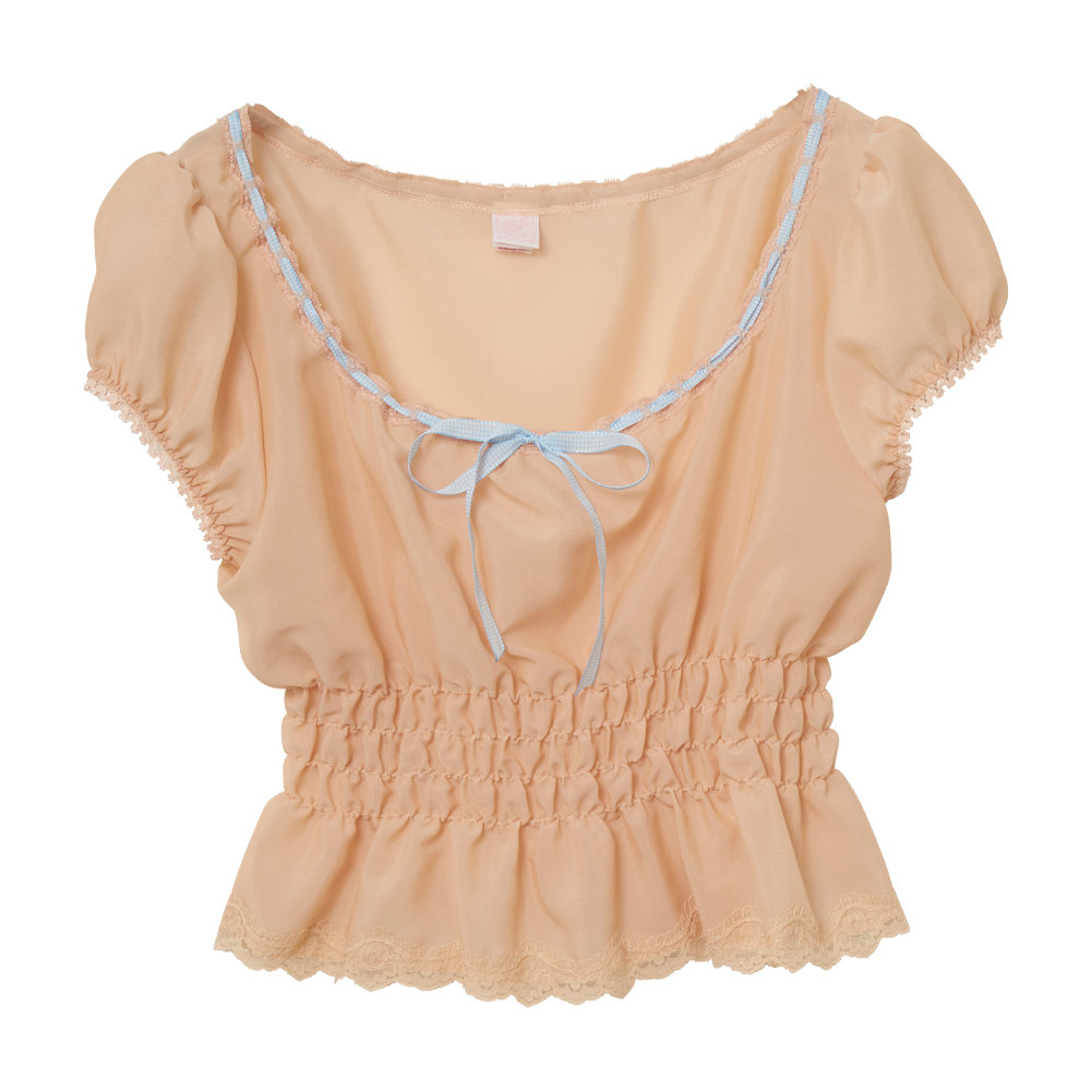 ayafifi chachnil babyloo 　ブラウス　FALINE Fifi chachnil Babymary Top Nude – Faline Tokyo