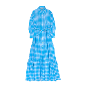 Ines de la Fressange Lena day dress (Turquoise white)