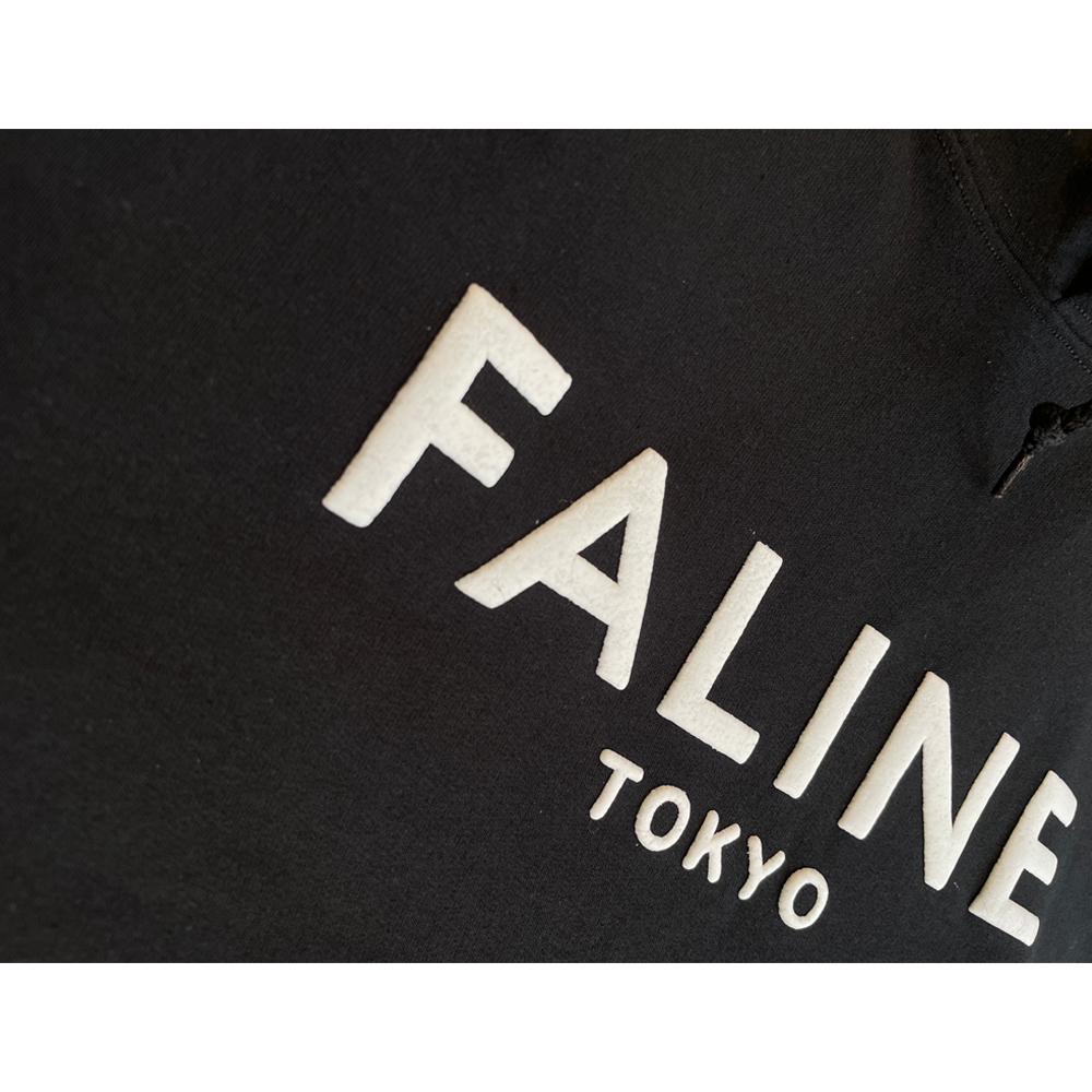 Faline Tokyo hoodie (Black×White)