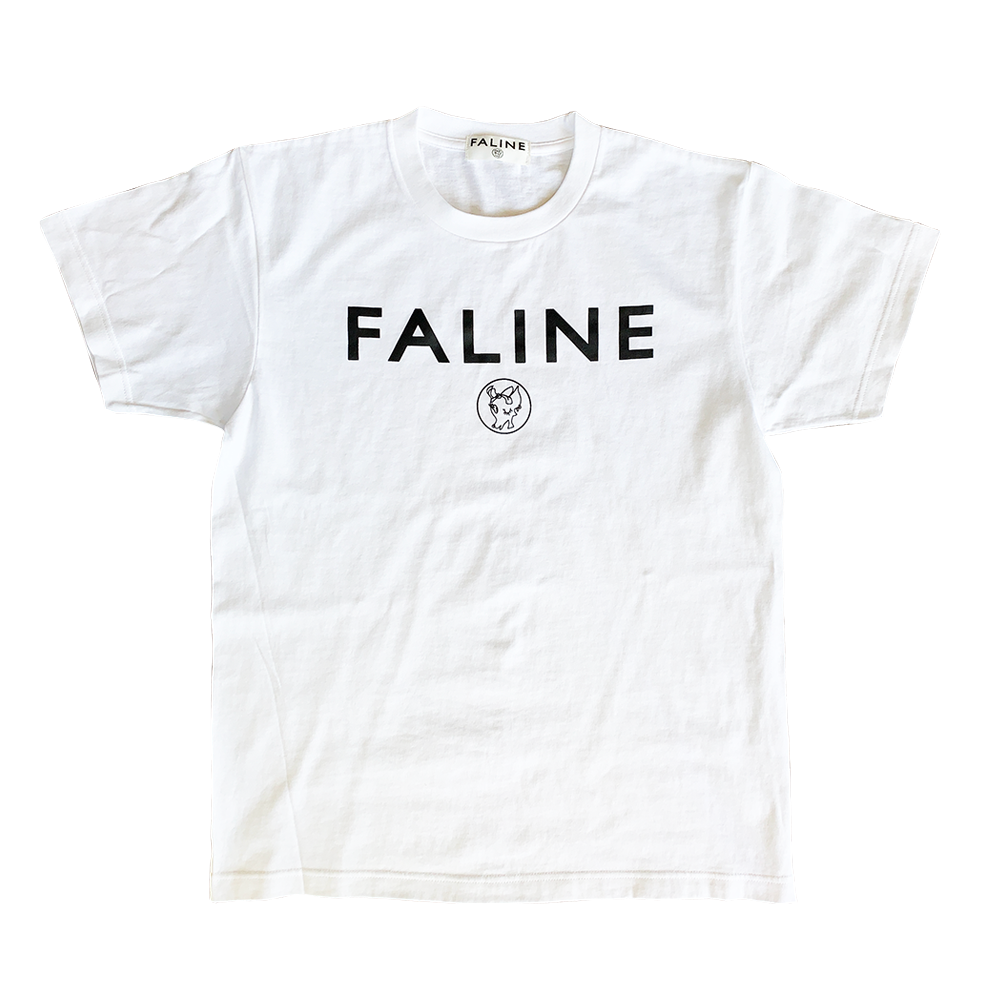 Faline logo Tee (White)