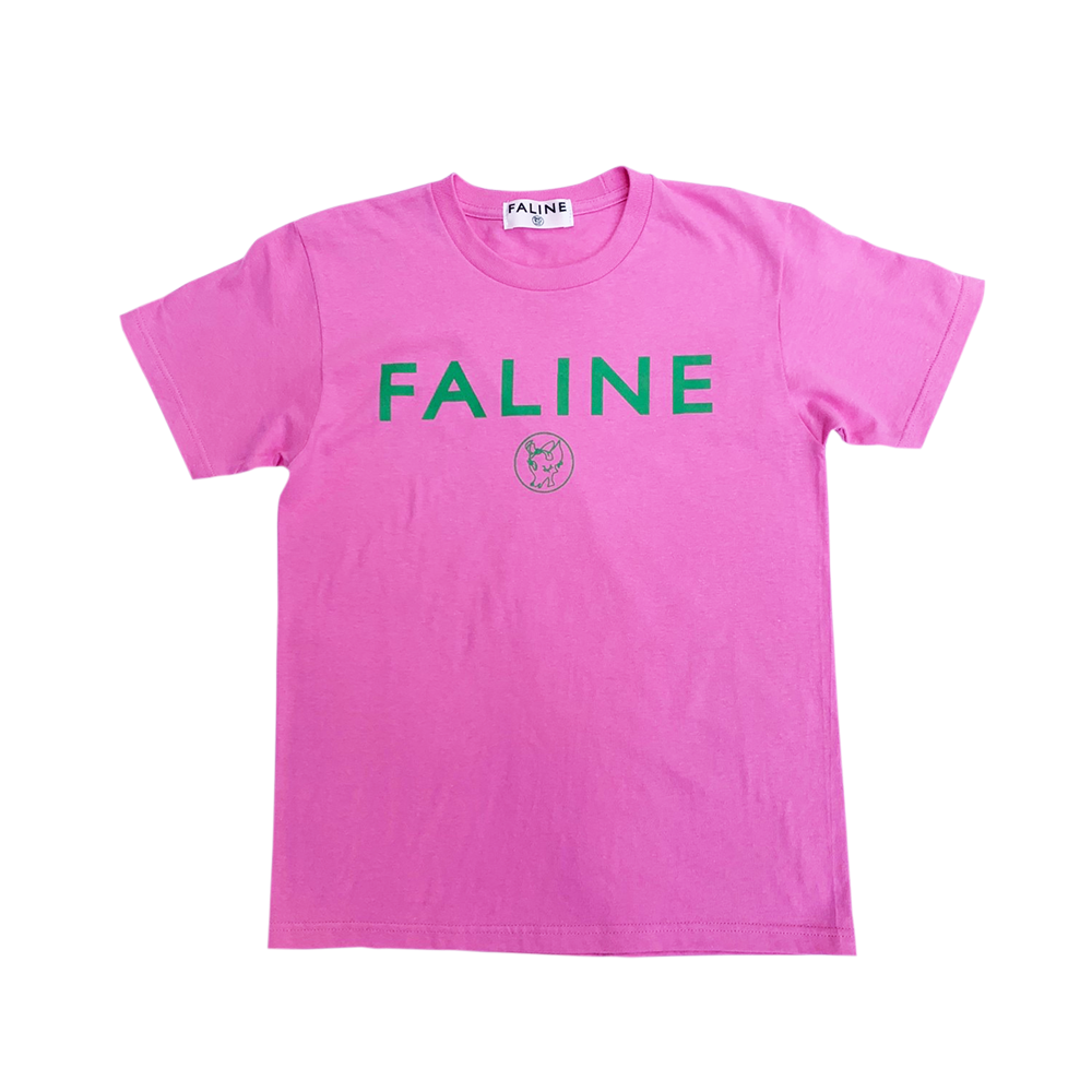 Faline logo charity tee (Pink)