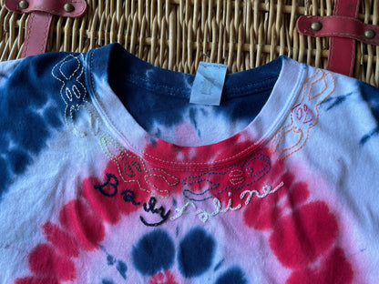Pre Order Faline Enrejar for Baby Faline embroidery Tee in Tie Dyed