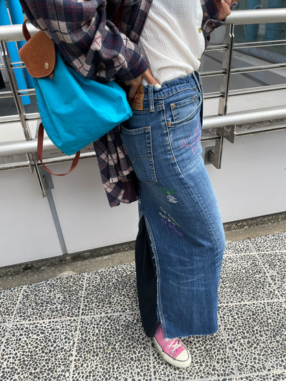 Faline Enrejar Before Sunrise Denim Skirt