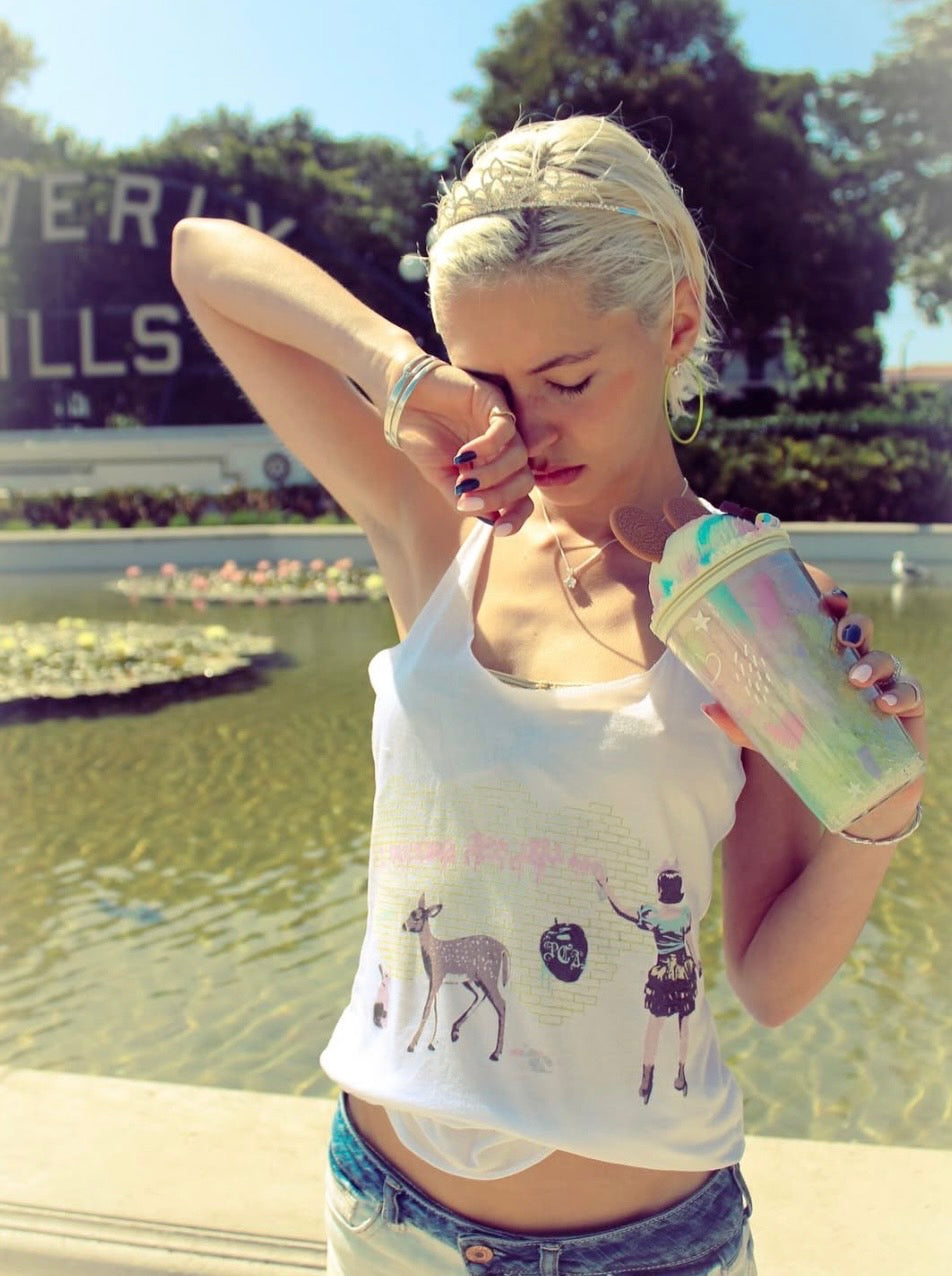 PCA by Manon Battlefield Tank in White