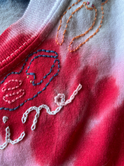 Pre Order Faline Enrejar for Baby Faline embroidery Tee in Tie Dyed