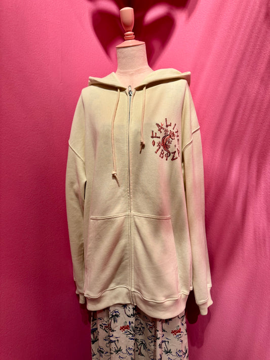 Antoine Kruk x Faline IBIZA hoody Gecko in Beige