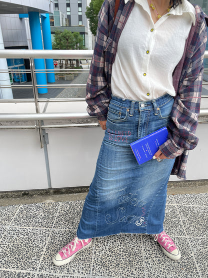 Faline Enrejar Before Sunrise Denim Skirt