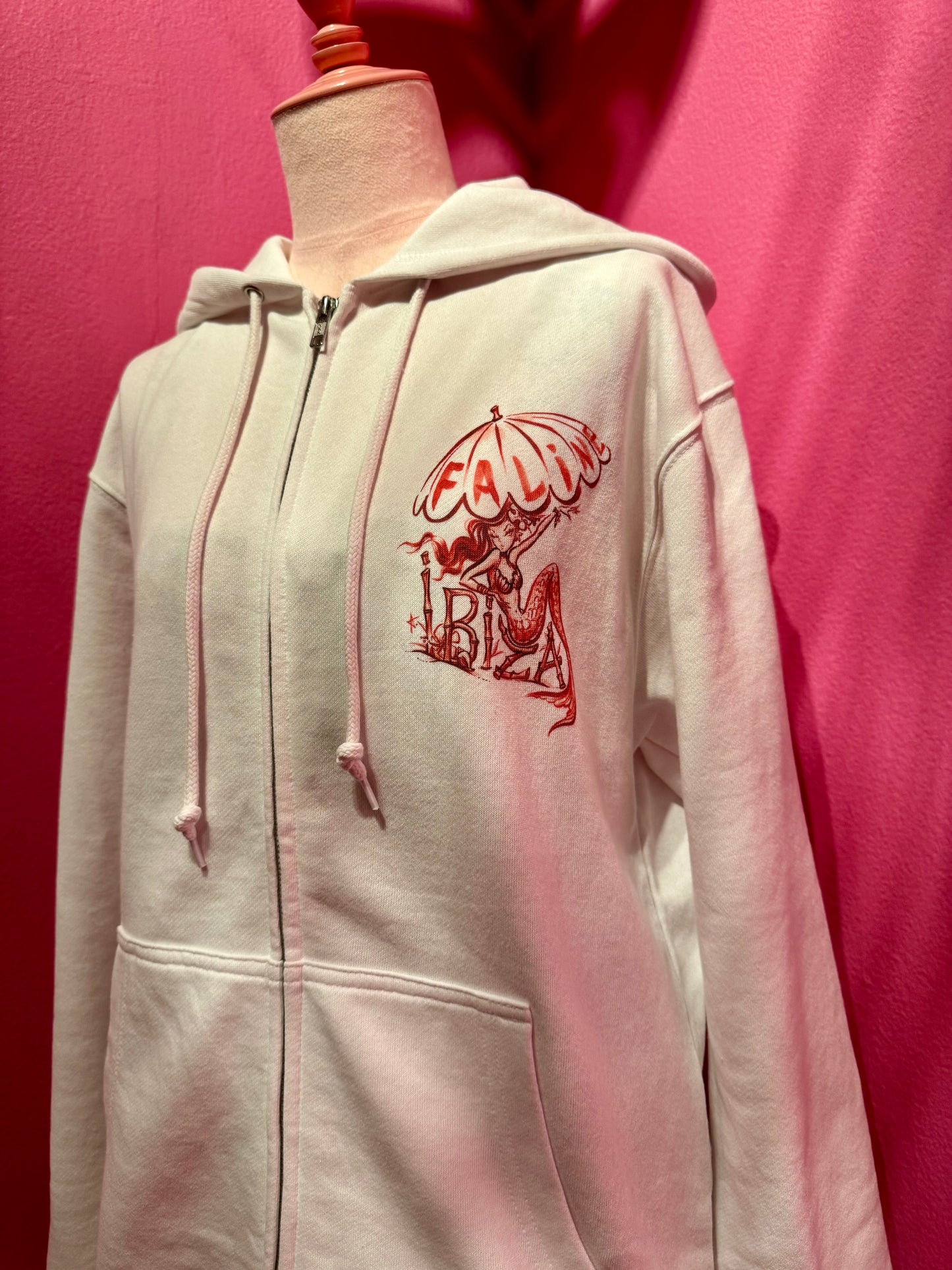 Antoine Kruk x Faline IBIZA hoody mermaid in white