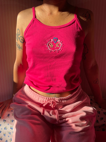 Faline Enrejar for Baby Faline embroidery Cami in Pink