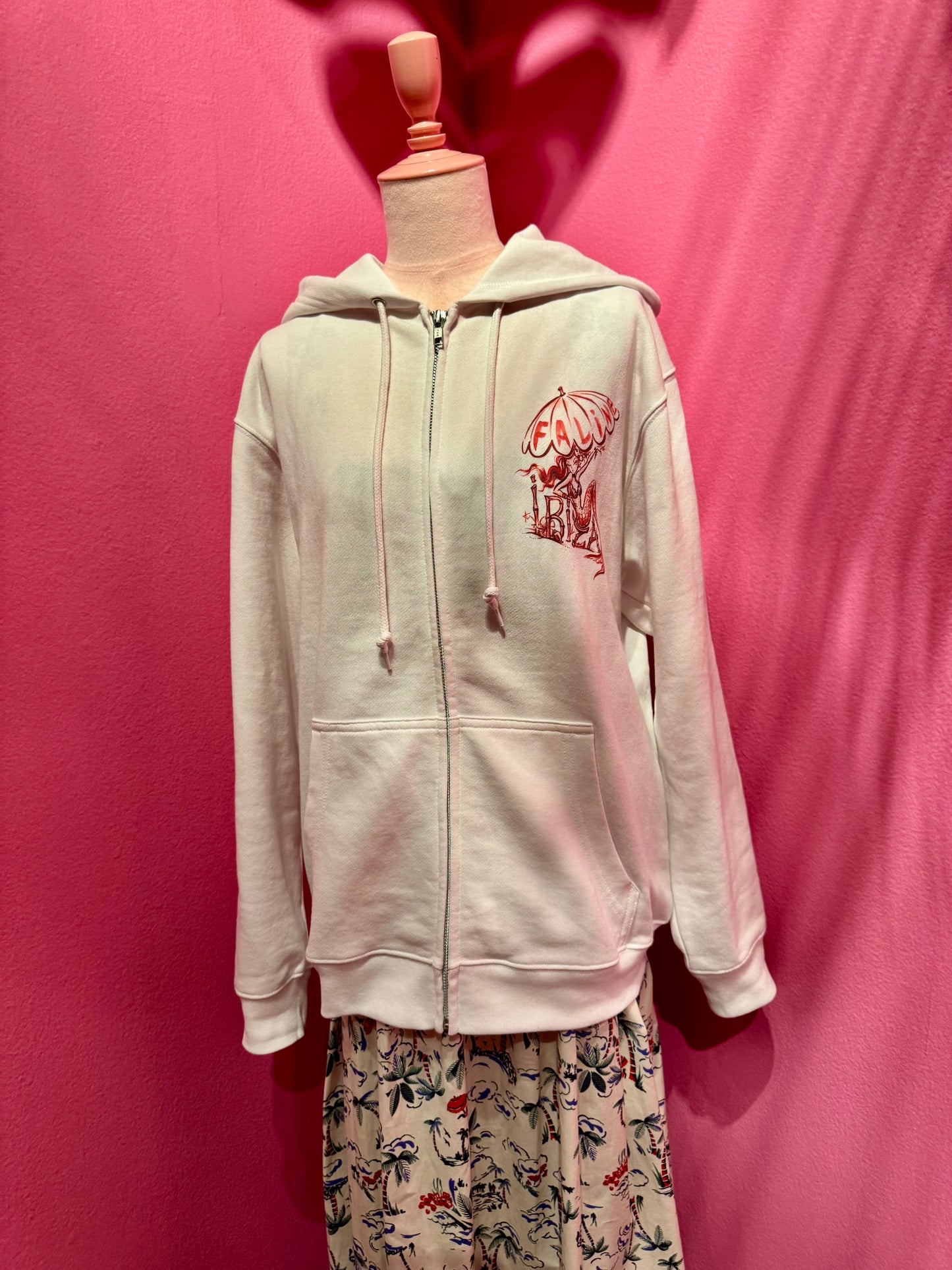 Antoine Kruk x Faline IBIZA hoody mermaid in white