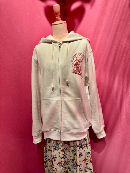 Antoine Kruk x Faline IBIZA hoody mermaid in white