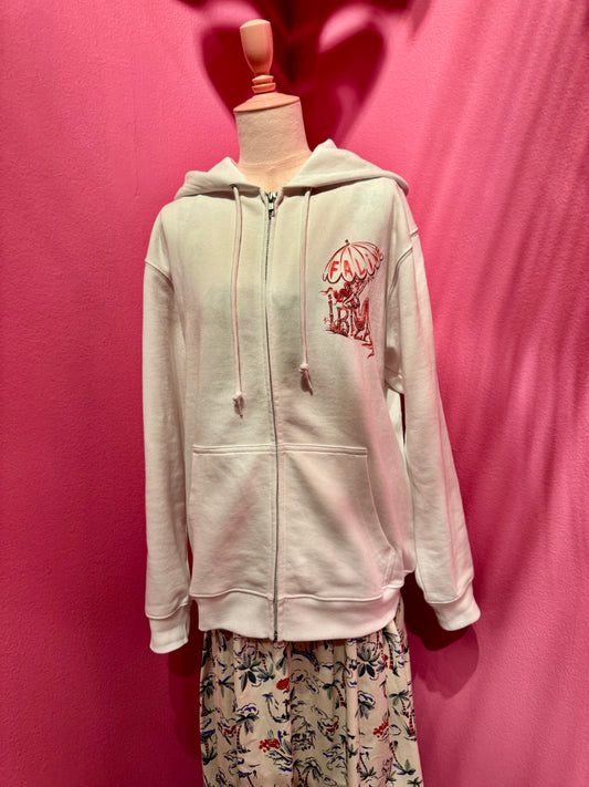 Antoine Kruk x Faline IBIZA hoody mermaid in white