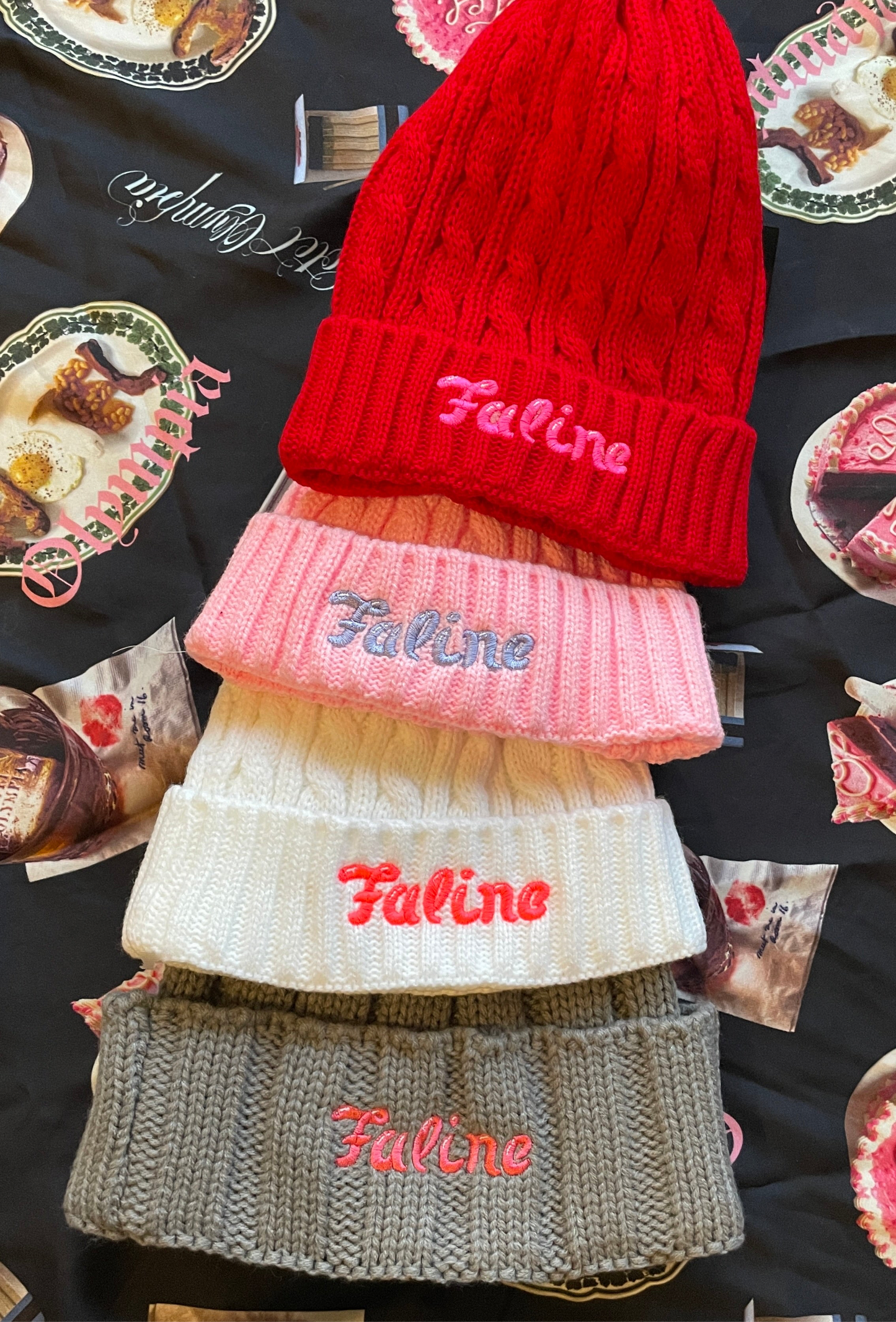 Faline lolita knitted Beanie