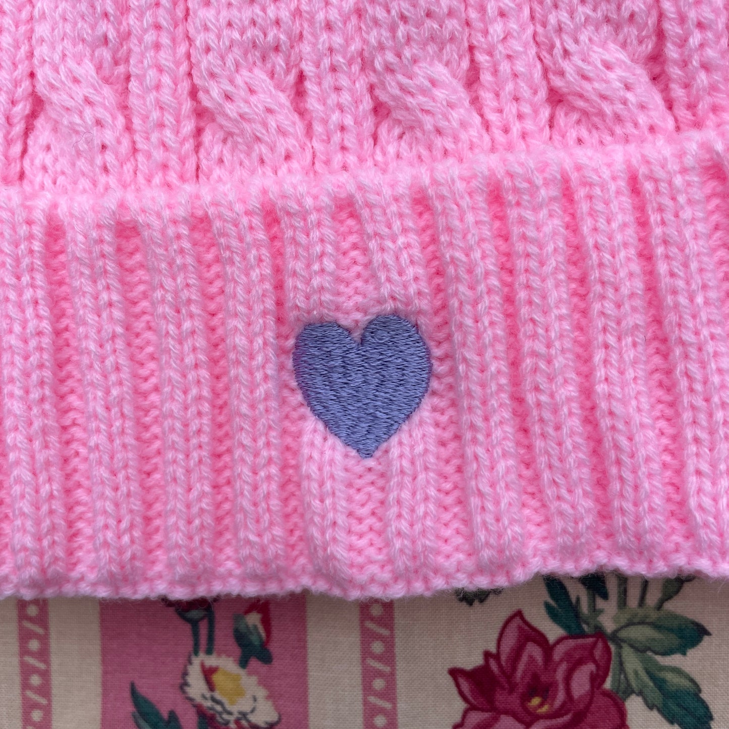 Faline lolita knitted Beanie in Pink