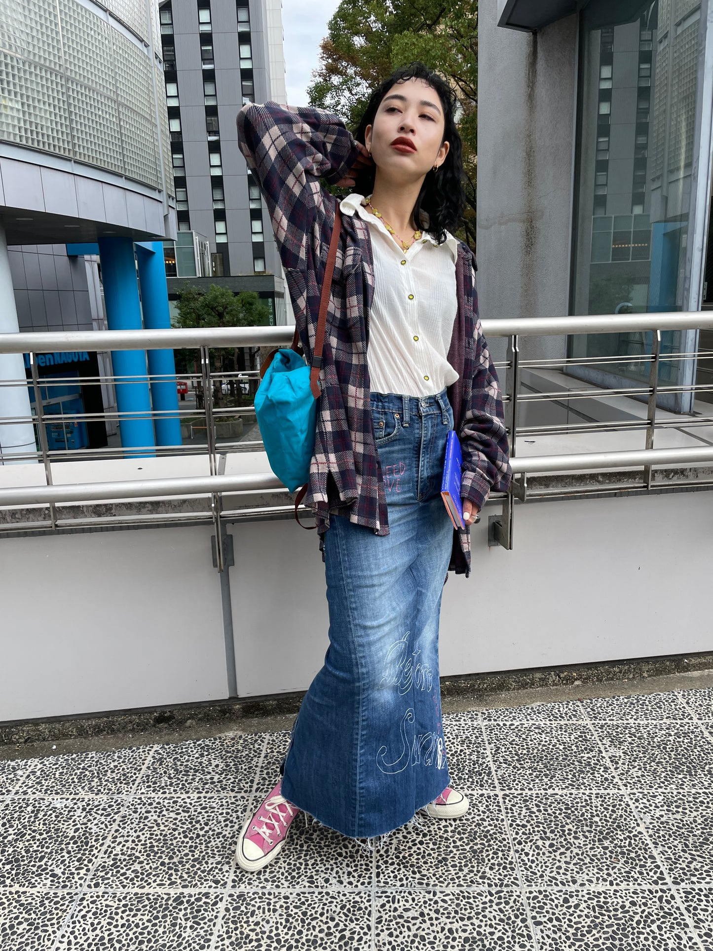 Faline Enrejar Before Sunrise Denim Skirt