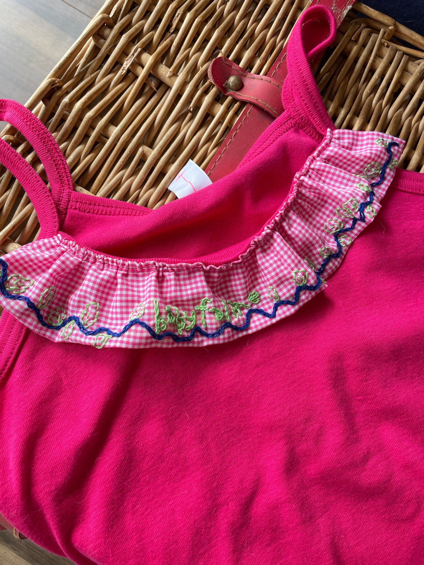 Faline Enrejar for Baby Faline embroidery Cami in Pink