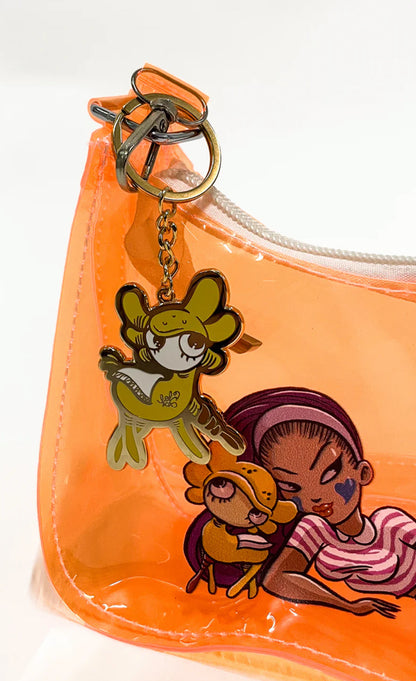 Fafi Lil Plastic Bag + Birtak keychain orange