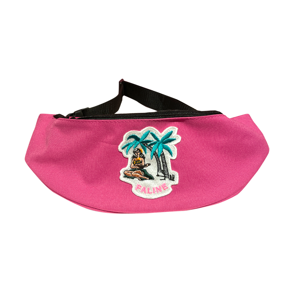 Faline Hawaian Girl Wappen Body Bag in Fushia PINK