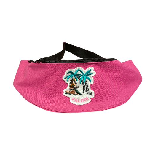 Faline Hawaian Girl Wappen Body Bag in Fushia PINK