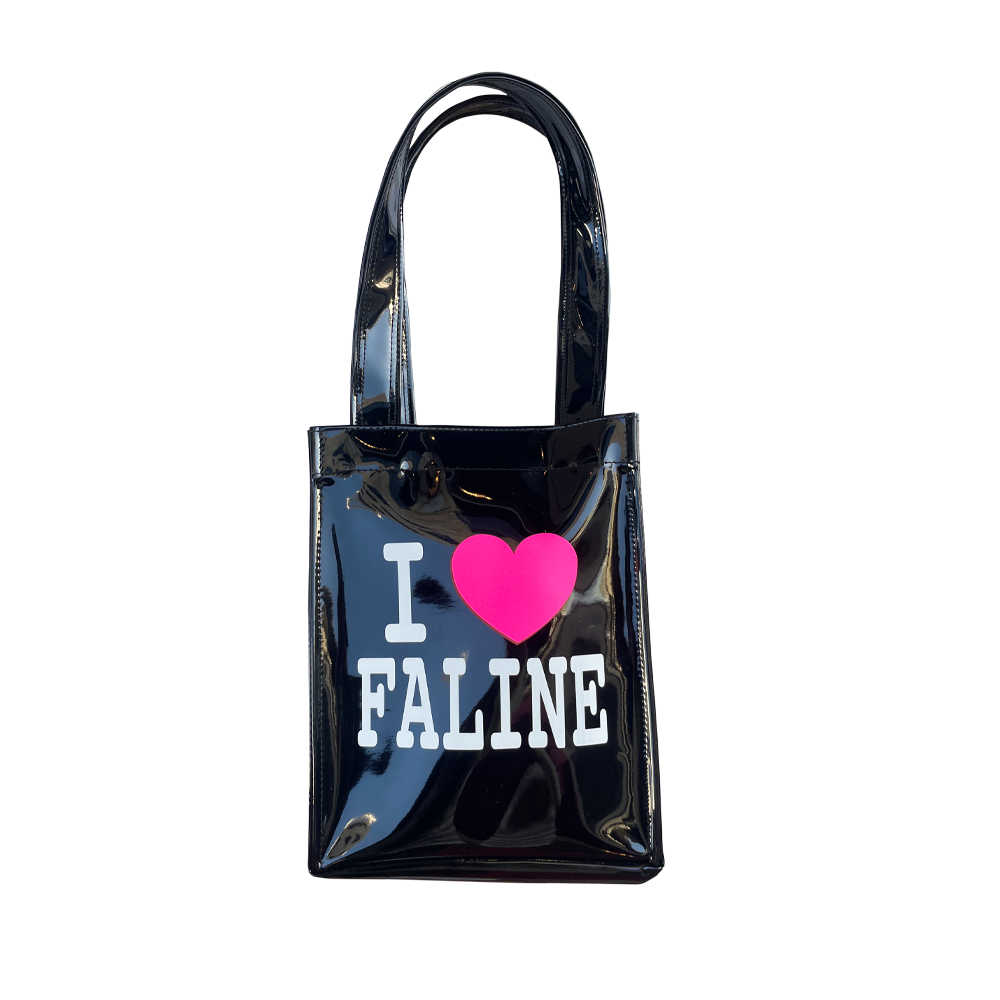 I♡FALINE Tote bag Black