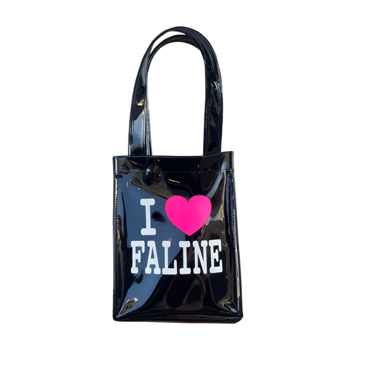 I♡FALINE Tote bag Black