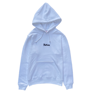 Faline Embroidery Hoodie light White