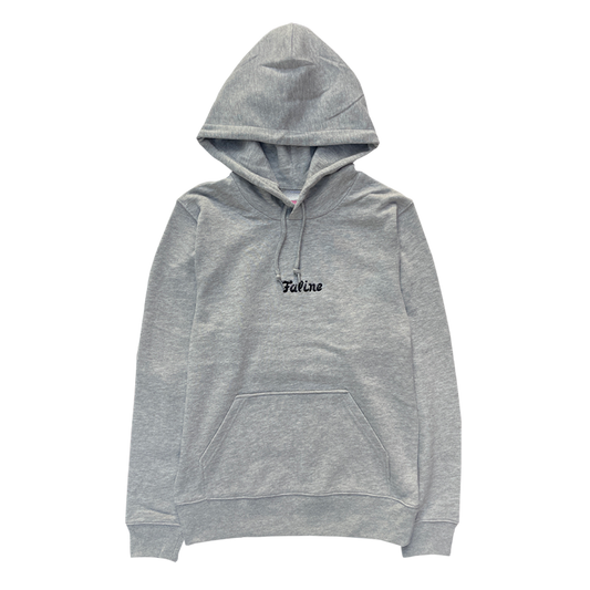 Faline Embroidery Hoodie light Grey