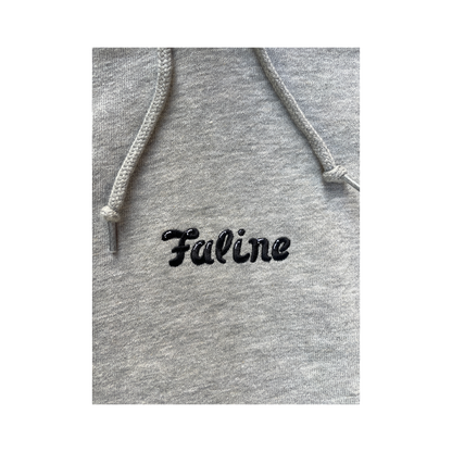 Faline Embroidery Hoodie light Grey