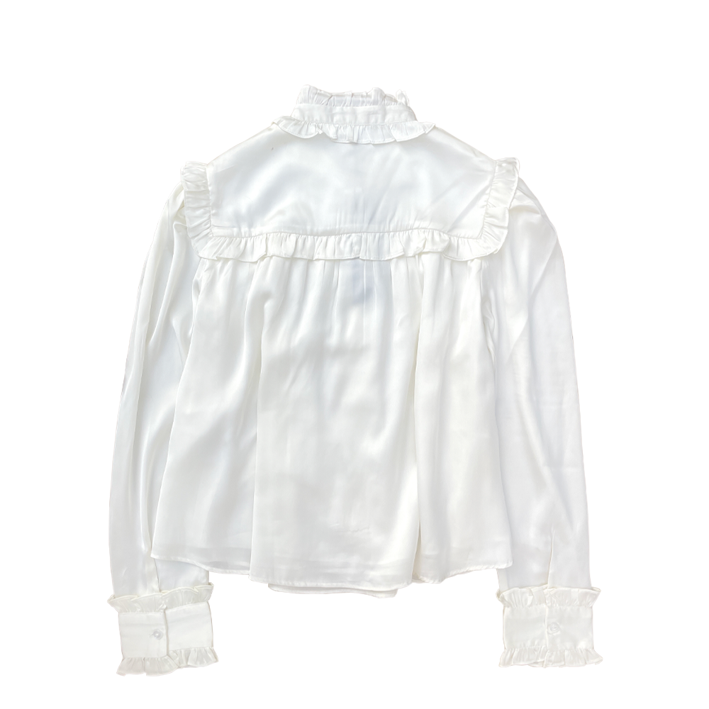 Batsheva Mina Blouse in White