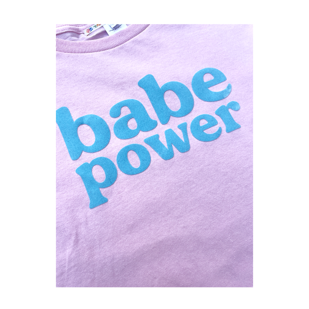 Vanna Youngstein Tee Bebe Power Baby Pink