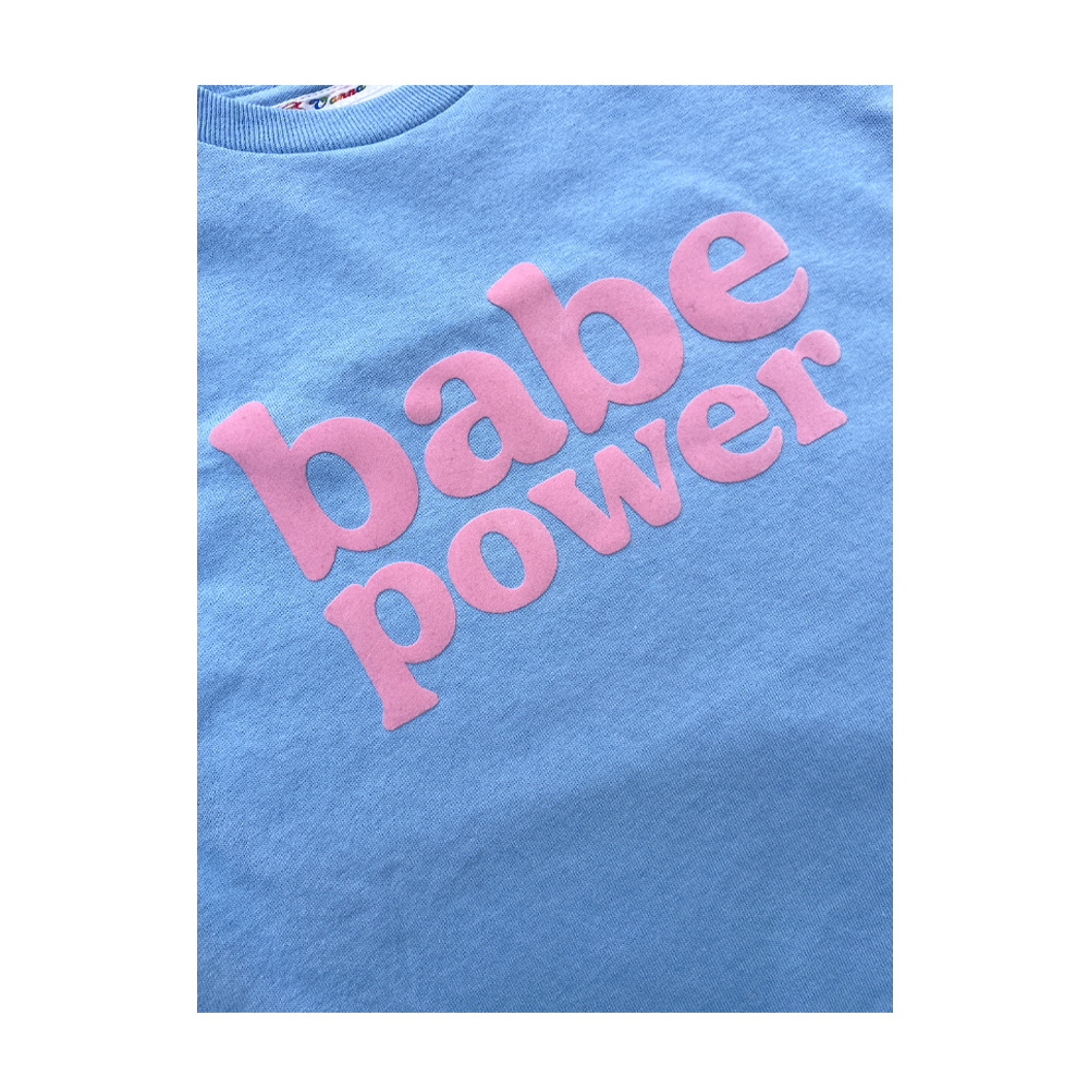 Vanna Youngstein Tee Bebe Power Baby Blue