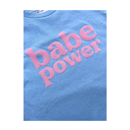 Vanna Youngstein Tee Bebe Power Baby Blue