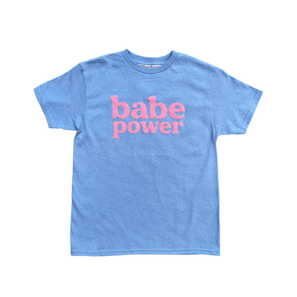 Vanna Youngstein Tee Bebe Power Baby Blue