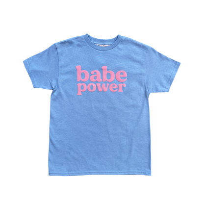 Vanna Youngstein Tee Bebe Power Baby Blue