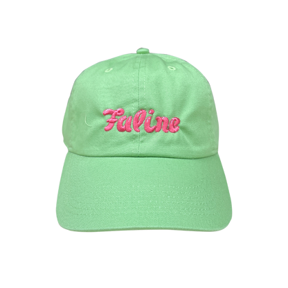 Faline lolita cap in lime green