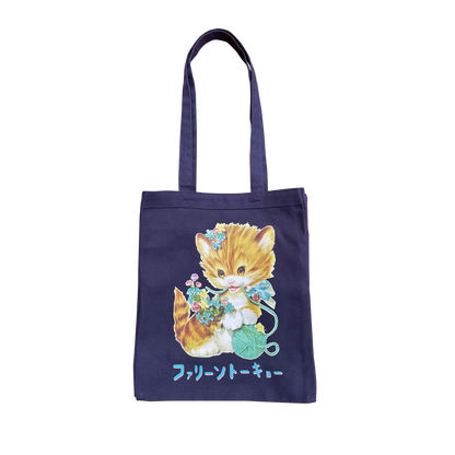 Faline Lolita Cat Tote bag Navy