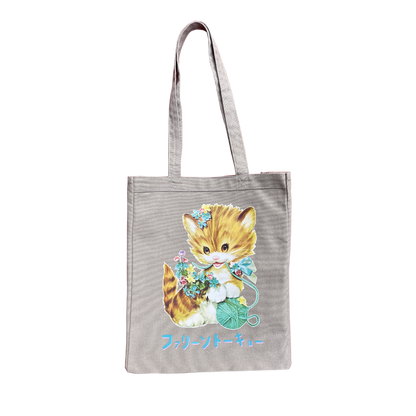 Faline Lolita Cat Tote bag Grey