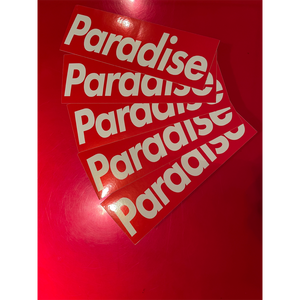 Paradis3 box logo sticker pack