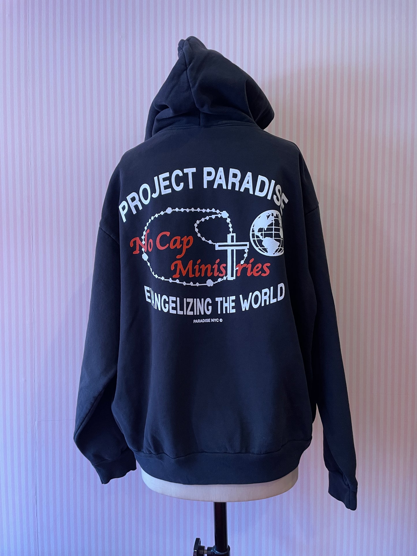 Paradis3 AIR JESUS HOOD in Black