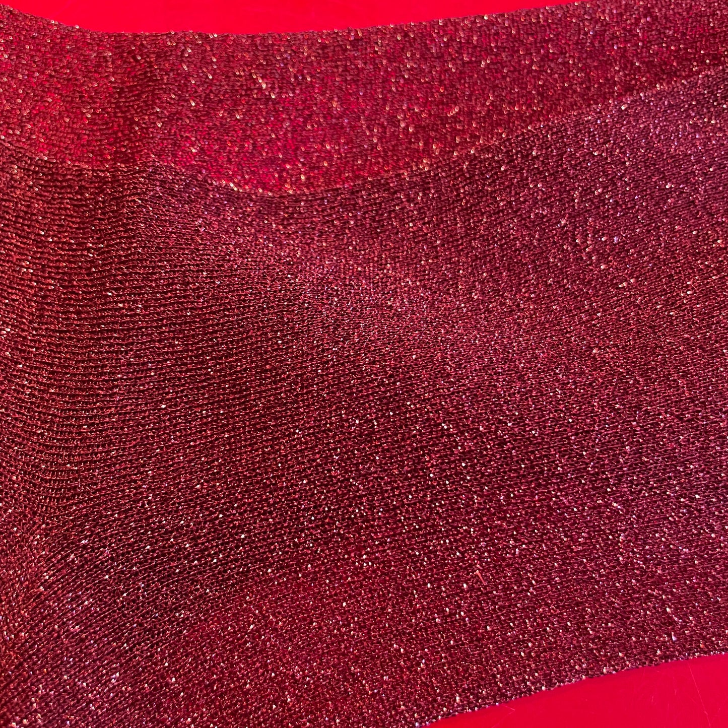 Faline Socks Red Glitter