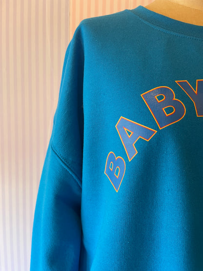 Faline BABYMARY Crew Sweat in Sapphire Blue