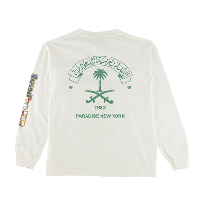 Paradis3 GOD BLESS PARADISE LS in White