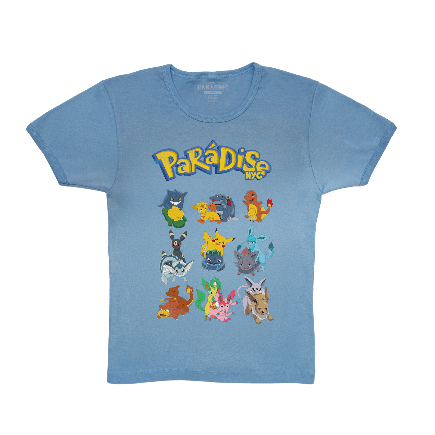 Paradis3 POKE-DISE BABY TEE in Blue